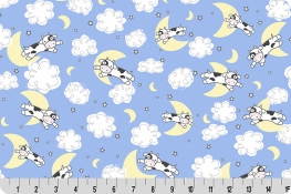 Goodnight Farm Over The Moon Quilting Cuddle&reg; Blue