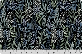 Whispering Blooms Dreamweaver Quilting Cuddle&reg; Black
