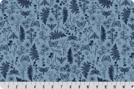 Whispering Blooms Faegrove Quilting Cuddle&reg; Blue
