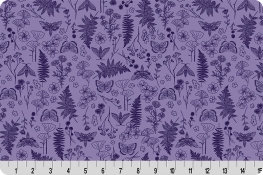 Whispering Blooms Faegrove Quilting Cuddle&reg; Purple