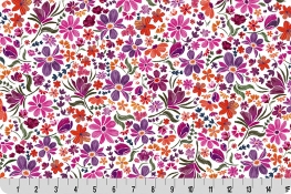 Whispering Blooms Mystical Quilting Cuddle&reg; Snow