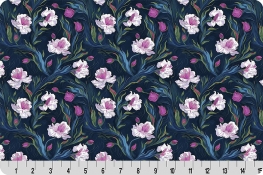 Whispering Blooms Nightshade Quilting Cuddle&reg; Purple