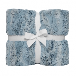 60" x 72" Luxe Cuddle&reg; Blanket Wild Rabbit Icy Morn